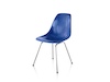 A photo - Eames Molded Fiberglass Side Chair–4-Leg Base–Fully Upholstered