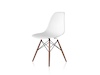 Uma foto - Cadeira para visitantes Eames Molded Plastic – Pés de cavilha – Sem estofamento