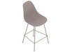 A generic rendering - Eames Molded Plastic Stool–Counter Height–Nonupholstered