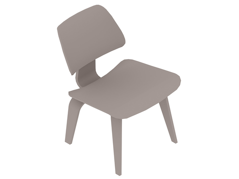A generic rendering - Eames Molded Plywood Dining Chair–Wood Base–Nonupholstered