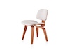 A photo - Eames Molded Plywood Dining Chair–Wood Base–Upholstered