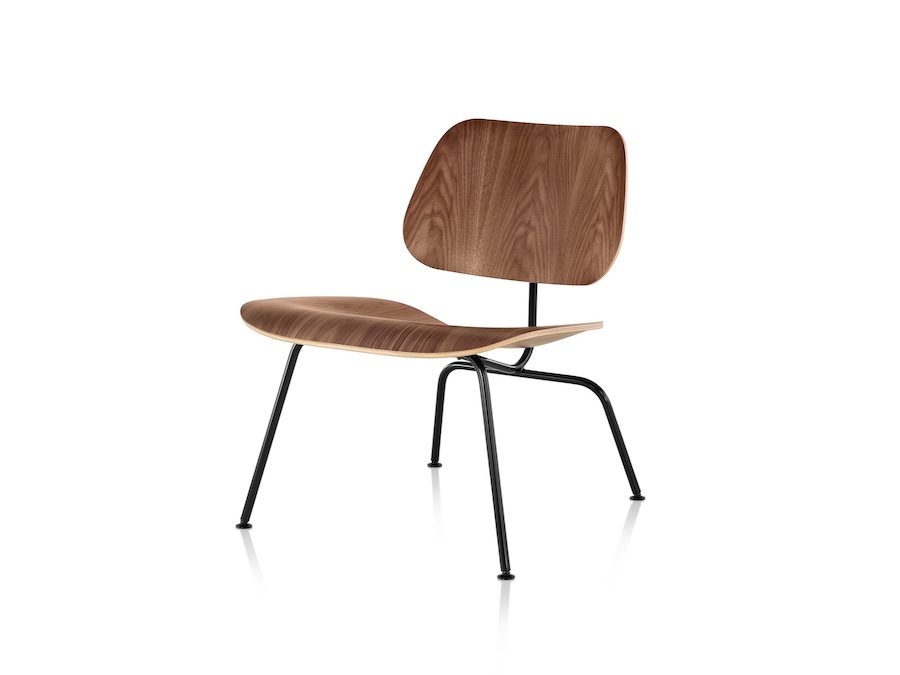 照片 - Eames模压胶合板躺椅–金属底座–无软垫