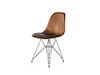 A photo - Eames Molded Wood Chair–Wire Base–Upholstered Seat Pad
