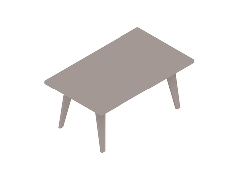 A generic rendering - Eames Rectangular Coffee Table