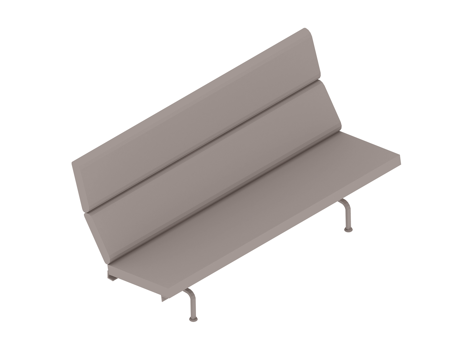 A generic rendering - Eames Sofa Compact