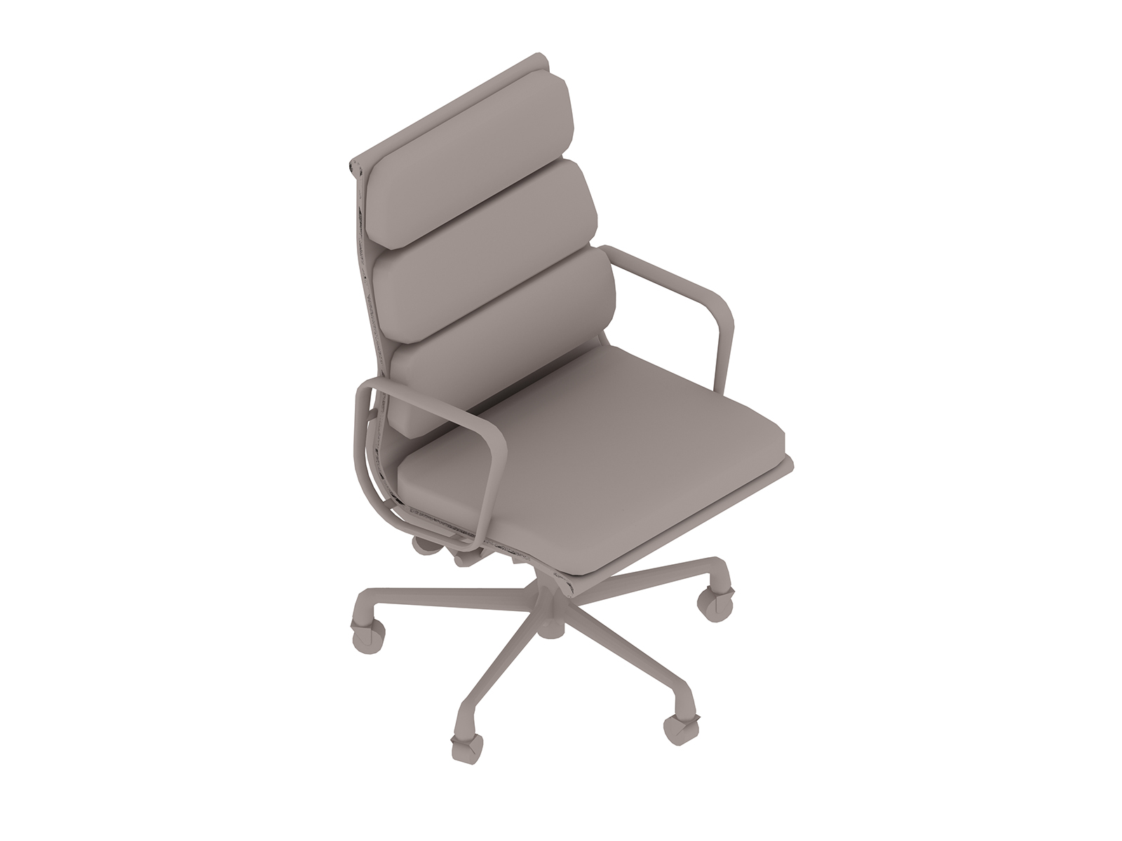 通用渲染图 - Eames Soft Pad软垫座椅–主管椅