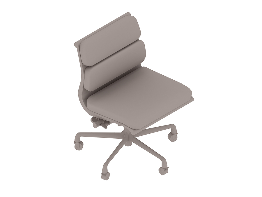 通用渲染图 - Eames Soft Pad软垫座椅–老板椅–无扶手