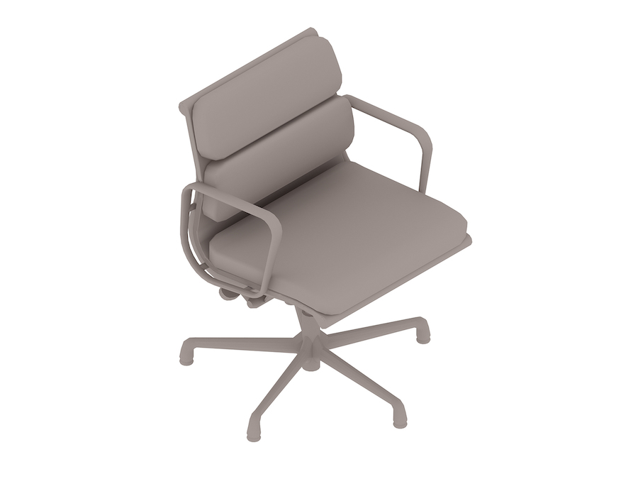 Uma renderização genérica - Cadeira Eames Soft Pad–Management–Com braços