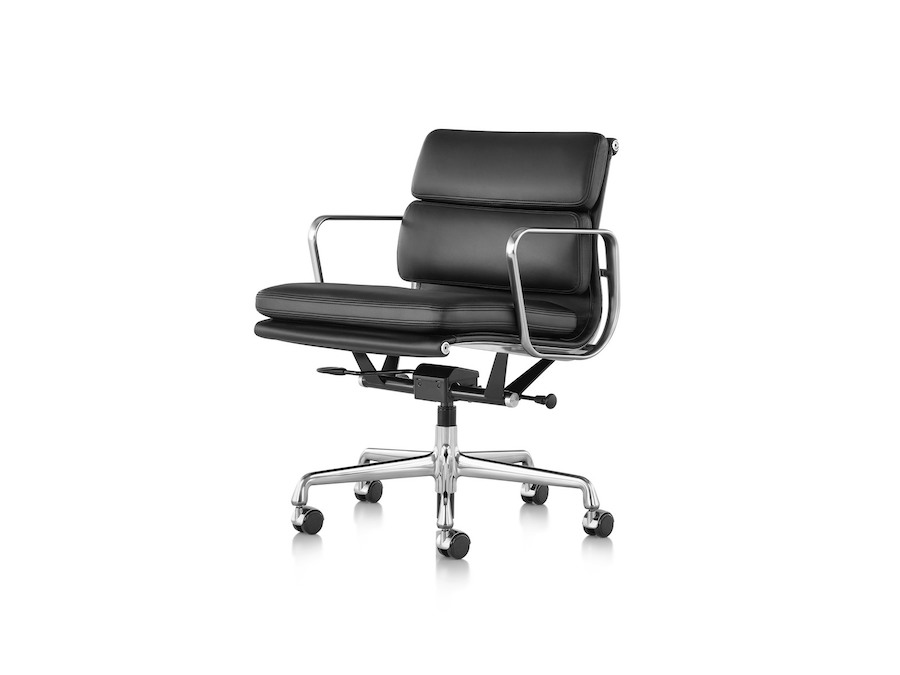照片 - Eames Soft Pad软垫座椅–老板椅–带扶手