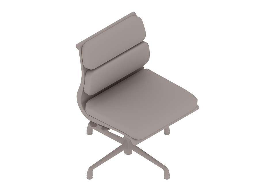 通用渲染图 - Eames Soft Pad软垫单椅–无扶手