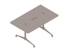 A generic rendering - Eames T-Leg Table