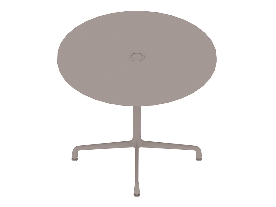 通用渲染图 - Eames桌子–圆桌–通用底座