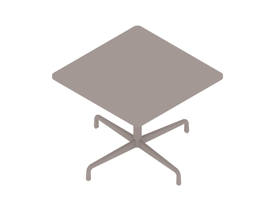 通用渲染图 - Eames桌子–方桌–收缩底座