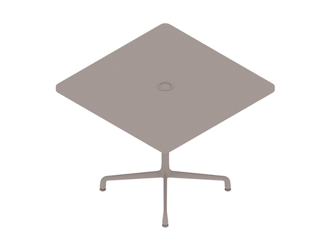 通用渲染图 - Eames桌子–方桌–通用底座