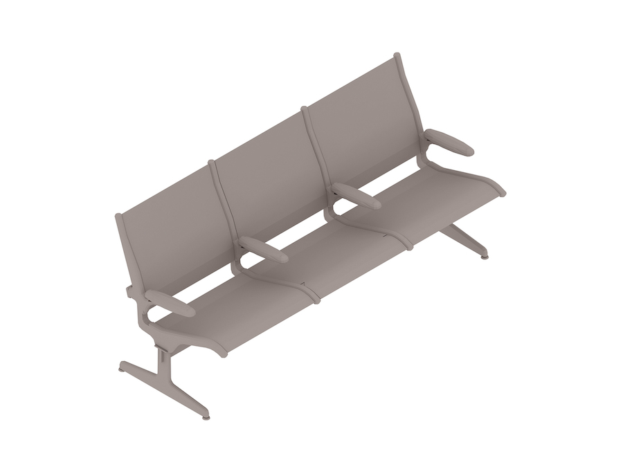 Uma renderização genérica - Assentos Eames Tandem Sling