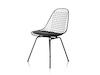 A photo - Eames Wire Chair–4-Leg Base–Upholstered Seat