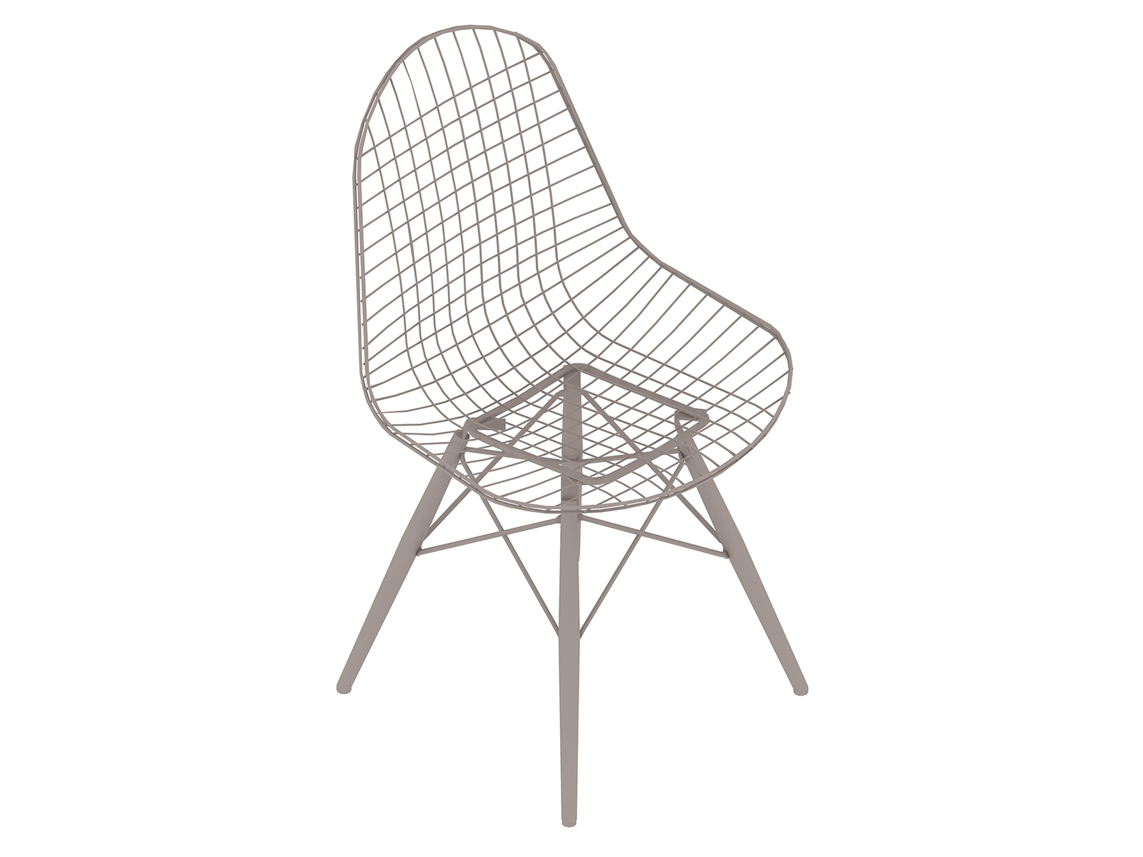 Una representación genérica - Silla Eames Wire con base de clavijas de soporte, sin tapizar