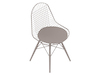 A generic rendering - Eames Wire Chair–Dowel Base–Upholstered Seat