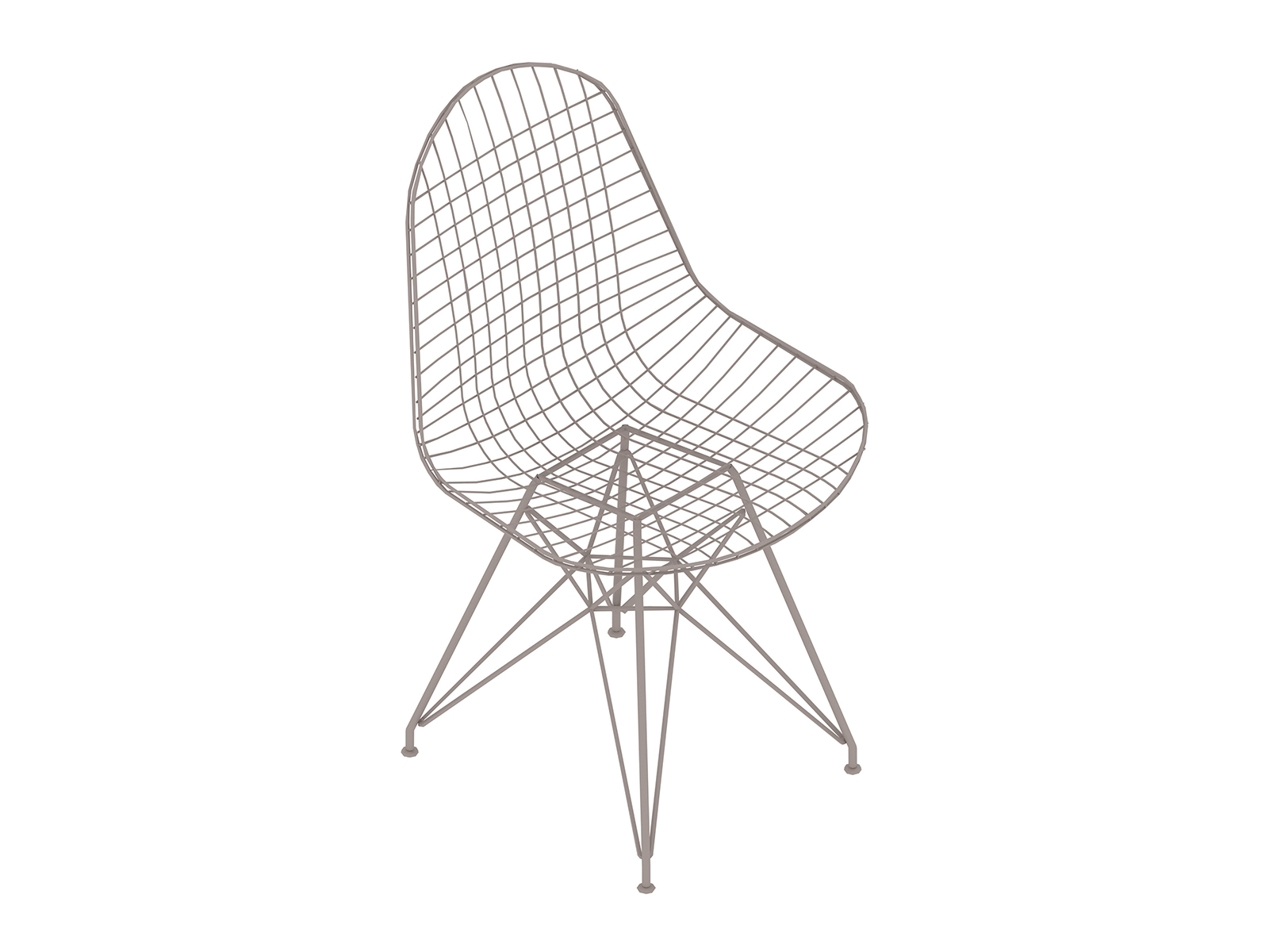 Una representación genérica - Silla Eames Wire con base de alambre, sin tapizar