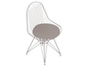 A generic rendering - Eames Wire Chair–Wire Base–Upholstered Seat