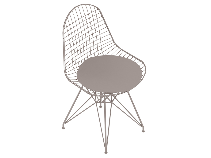 A generic rendering - Eames Wire Chair–Wire Base–Upholstered Seat