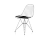 A photo - Eames Wire Chair–Wire Base–Upholstered Seat
