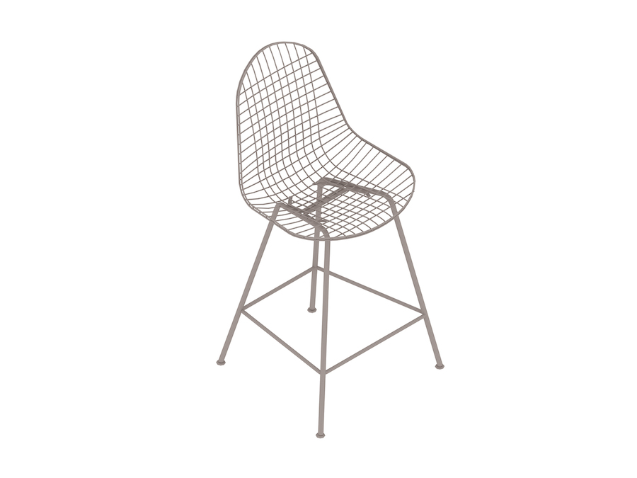 A generic rendering - Eames Wire Stool–Counter Height–Nonupholstered