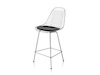 照片 - Eames钢丝凳子–柜台高度–带软垫的椅座