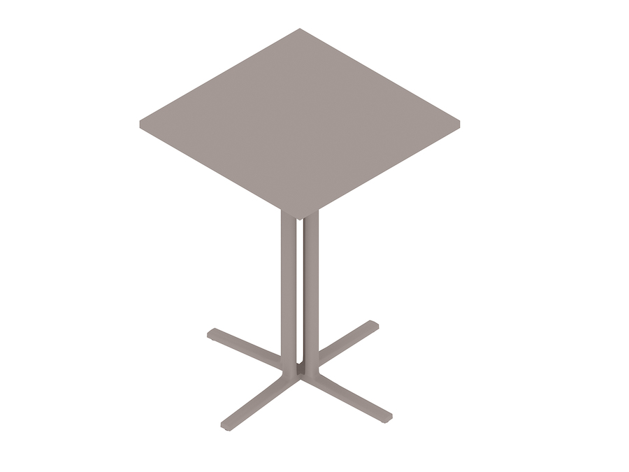 A generic rendering - Everywhere Standing Height Table–Square