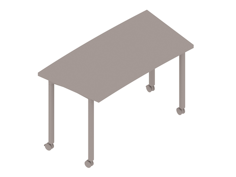 A generic rendering - Everywhere Table–Classroom Curve–Post Leg