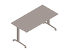 A generic rendering - Everywhere Table–Rectangular–C Leg