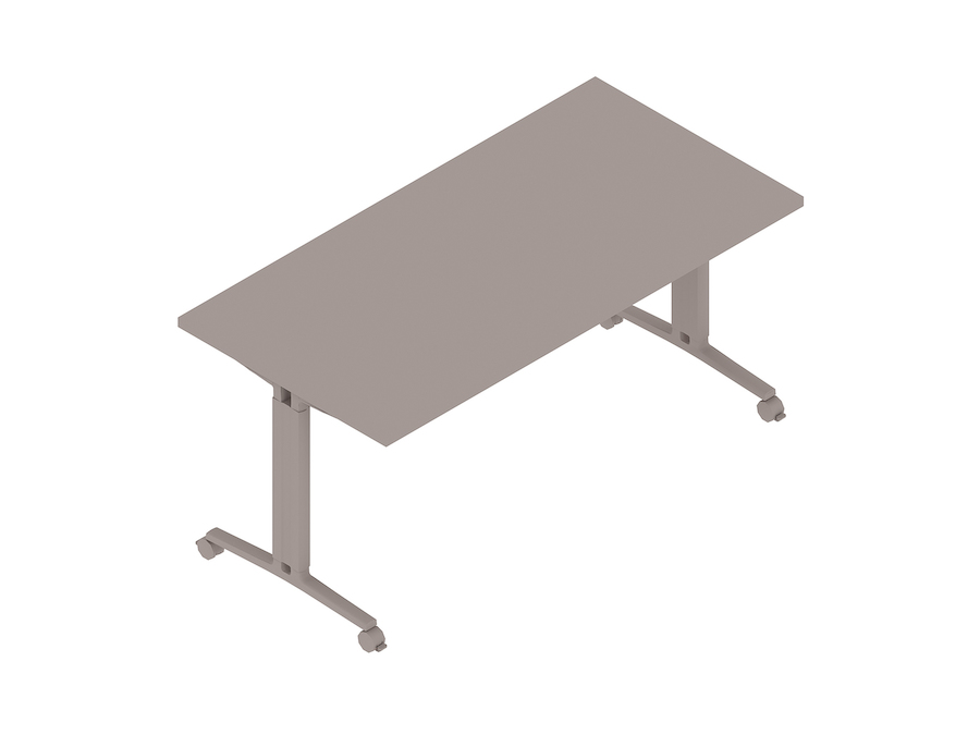 Una representación genérica de: Mesa Everywhere rectangular con patas T