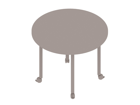 study table revit A generic rendering - Everywhere Table–Round–Post Leg