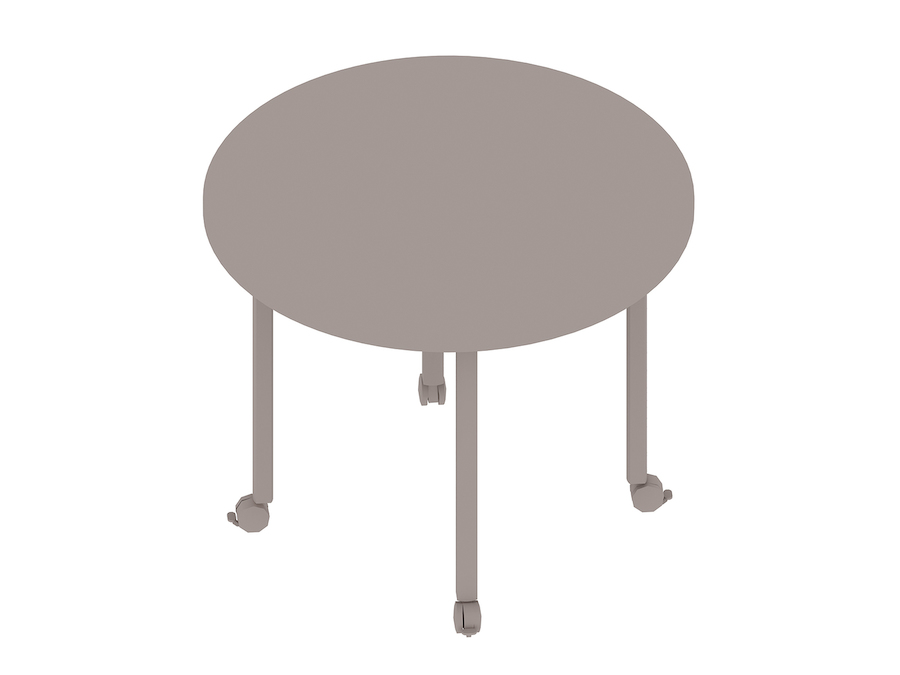A generic rendering - Everywhere Table–Round–Post Leg