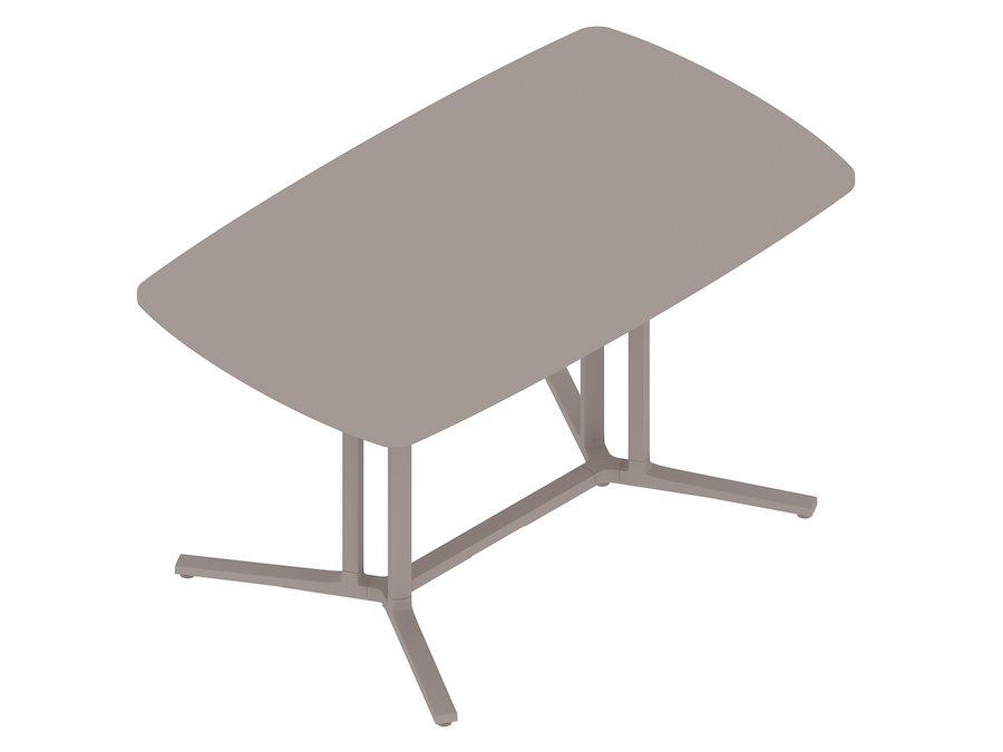 A generic rendering - Everywhere Table–Soft Rectangular–Double 3-Column Base Spanner