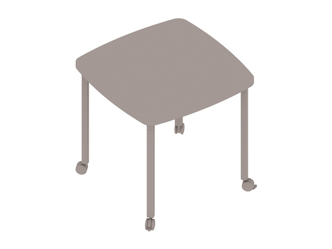 study table revit A generic rendering - Everywhere Table–Soft Square–Post Leg
