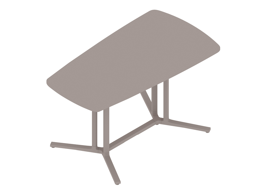 A generic rendering - Everywhere Table–Video Oval–Double 3-Column Base Spanner