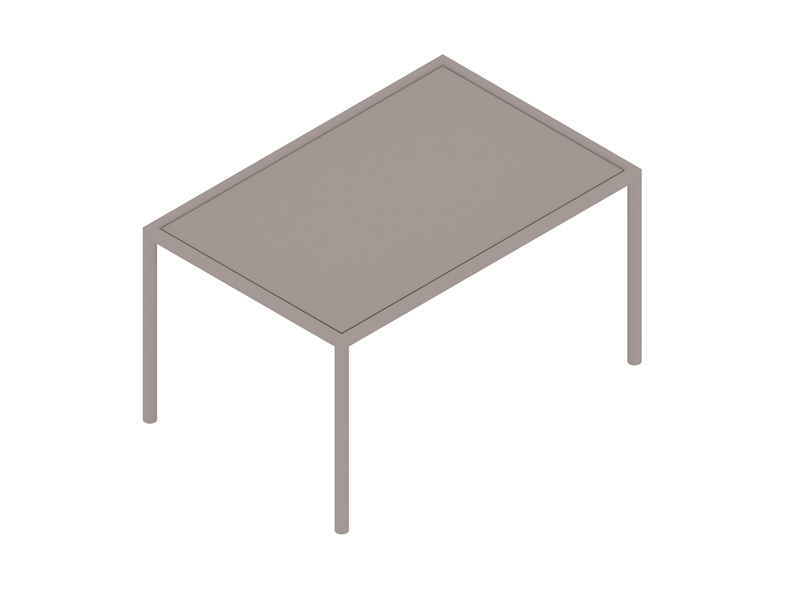 A generic rendering - Full Round Table–Rectangular