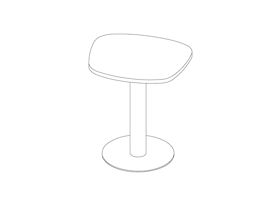 A line drawing - Headway Café Table–Apple