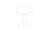 A line drawing - Headway Café Table–Round