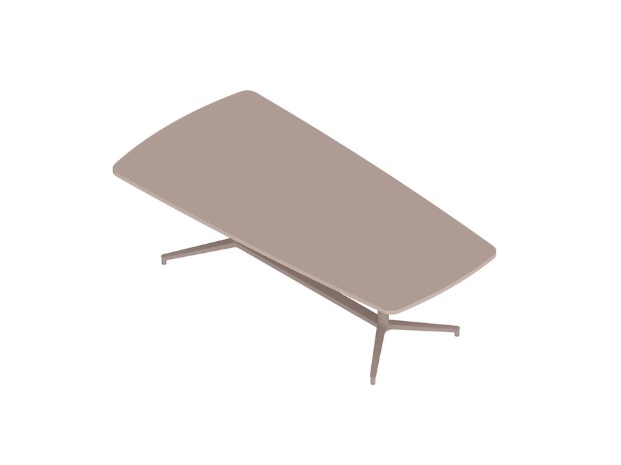 A generic rendering - Headway Conference Table–Seated Height–Tapered–Y Base