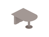 A generic rendering - Headway Huddle Table–D Shape
