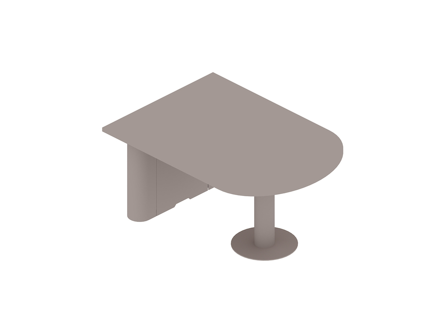 A generic rendering - Headway Huddle Table–D Shape
