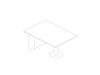 A line drawing - Headway Huddle Table–Rectangular