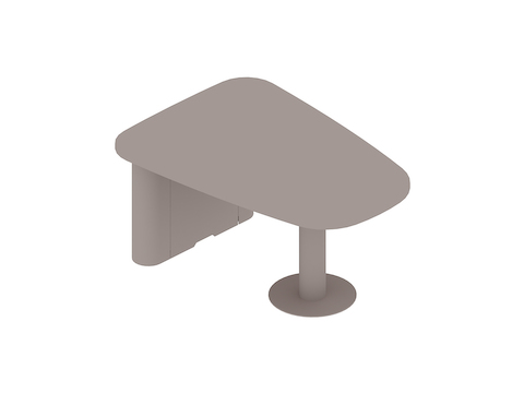 A generic rendering - Headway Huddle Table–Teardrop
