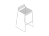 A line drawing - Hee Stool