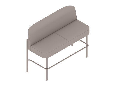 A generic rendering - Hue Sofa–Bar Height
