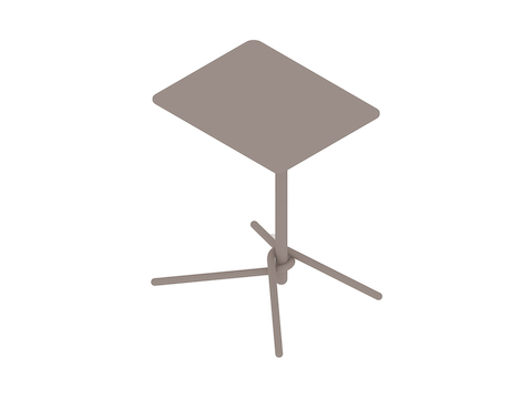 Un rendering generico - Tavolo d’appoggio Knot–Rettangolare