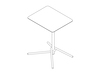 A line drawing - Knot Side Table–Rectangular