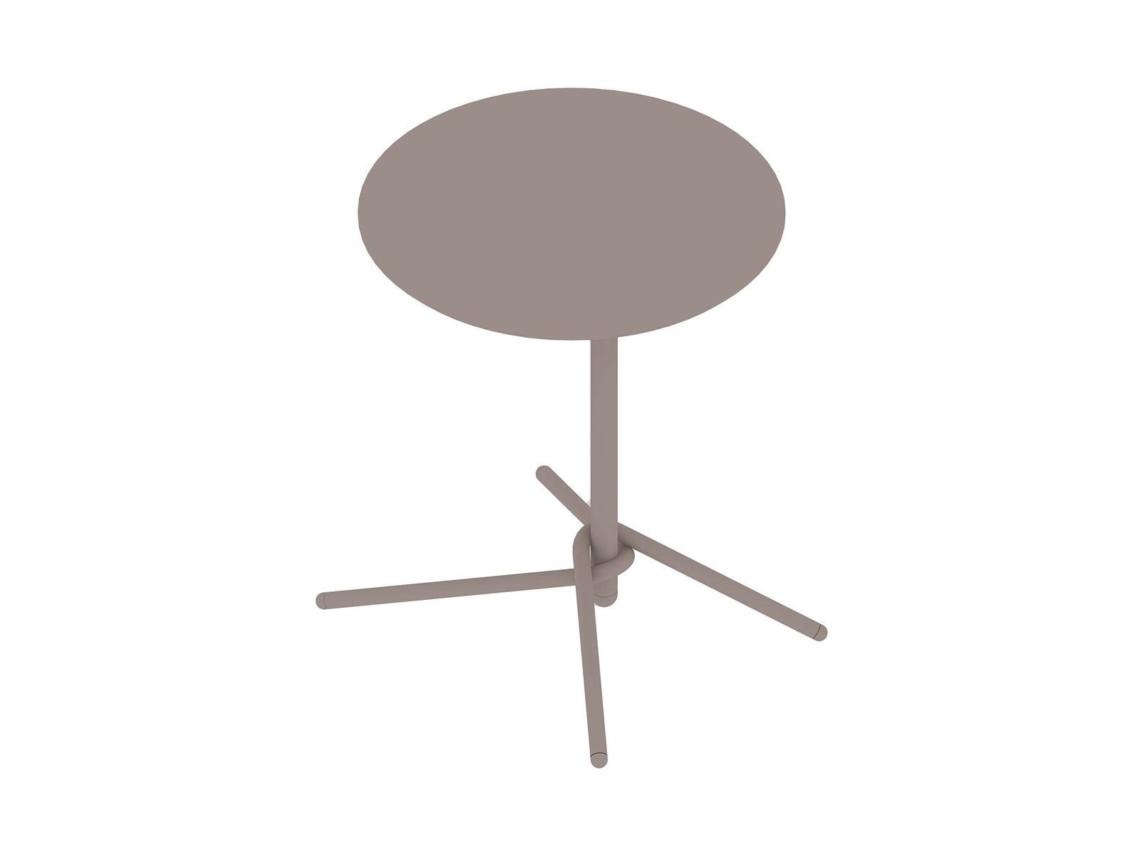 A generic rendering - Knot Side Table–Round